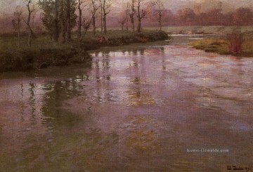 Teich See Wassfall Werke - auf dem Französisch Fluss Impressionismus Norwegische Landschaft Frits Thaulow